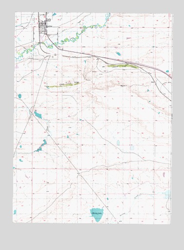 Rock River, WY USGS Topographic Map