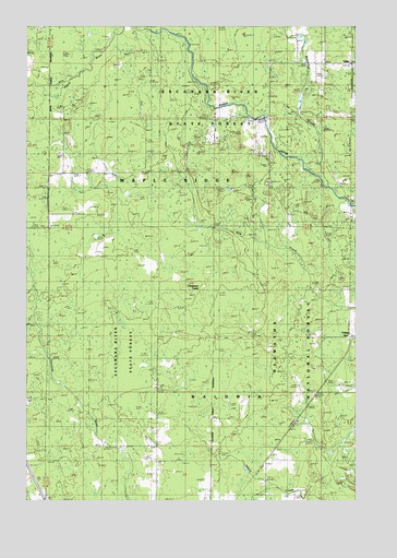 Rock SE, MI USGS Topographic Map