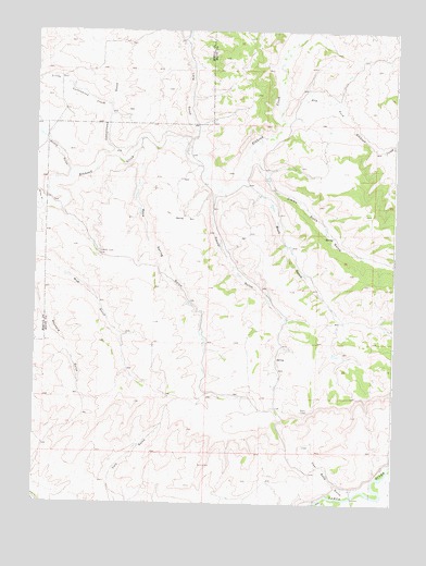 Rock Spring Gulch, CO USGS Topographic Map