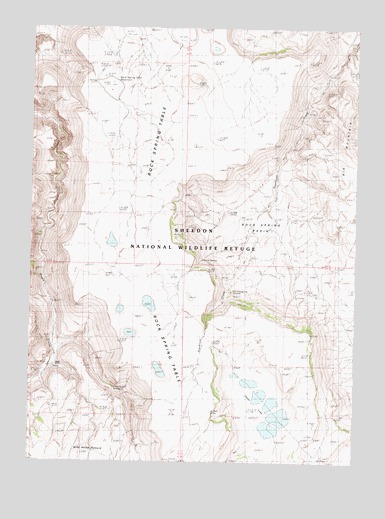 Rock Spring Table, NV USGS Topographic Map