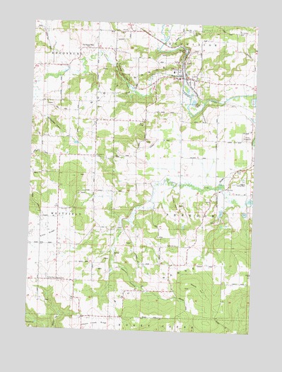 Rock Springs, WI USGS Topographic Map