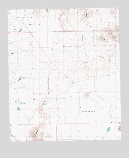 Rock Tank Draw, NM USGS Topographic Map