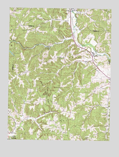 Rockbridge, OH USGS Topographic Map