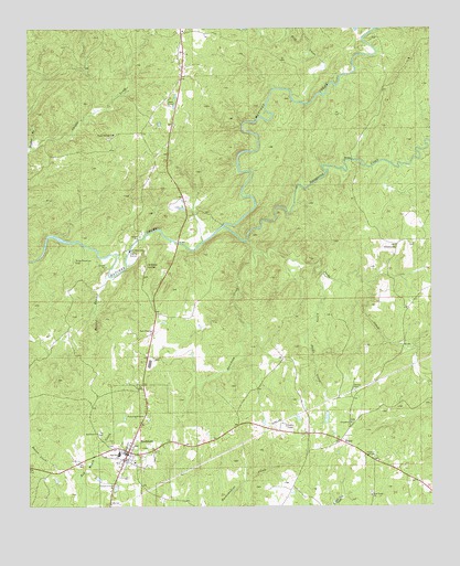 Rockford, AL USGS Topographic Map