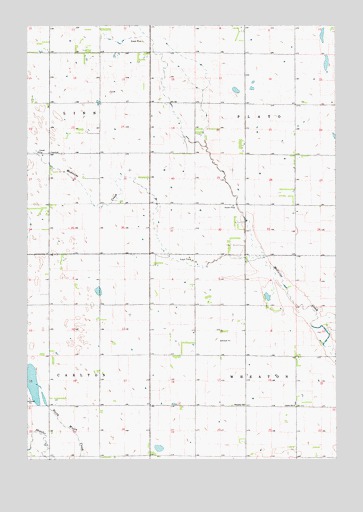 Rockham SE, SD USGS Topographic Map