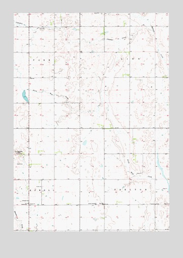 Rockham SW, SD USGS Topographic Map