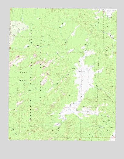 Rockhouse Basin, CA USGS Topographic Map