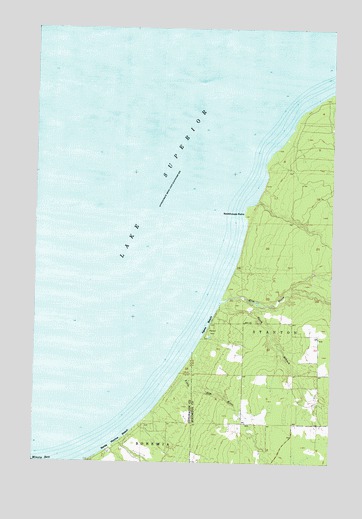 Rockhouse Point, MI USGS Topographic Map