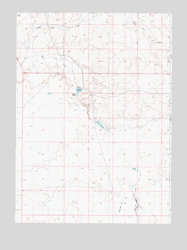 Rockhouse Reservoir, OR USGS Topographic Map