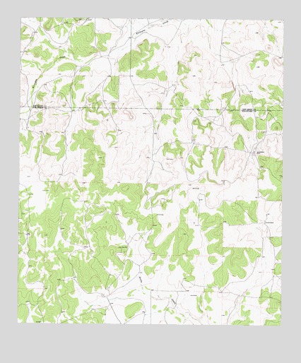 Rocking Chair Ranch, TX USGS Topographic Map