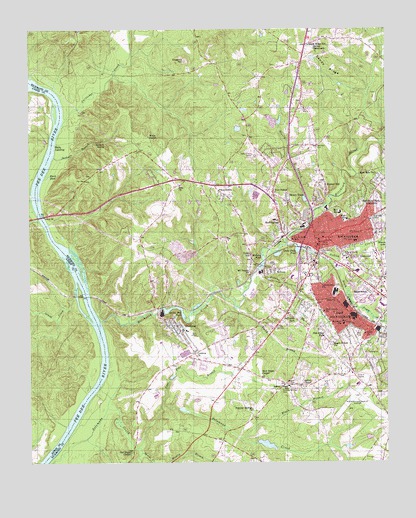 Rockingham, NC USGS Topographic Map
