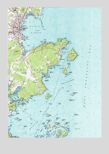 Rockland, ME USGS Topographic Map