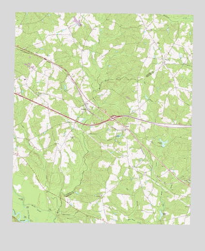 Rockledge, GA USGS Topographic Map