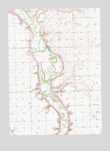 Rockport Colony, SD USGS Topographic Map