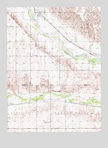 Rockville, NE USGS Topographic Map