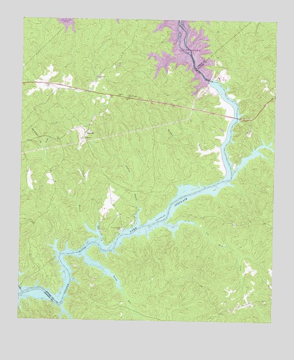 Rockville, GA USGS Topographic Map