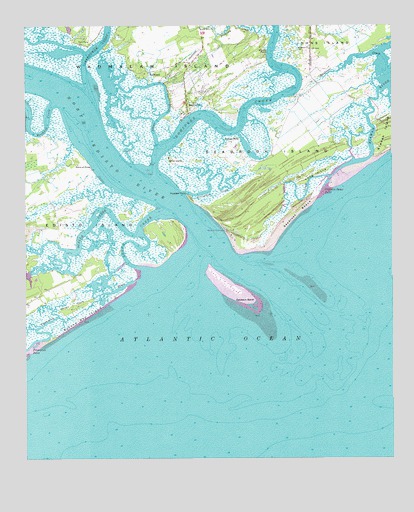 Rockville, SC USGS Topographic Map