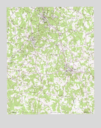 Rockwell, NC USGS Topographic Map