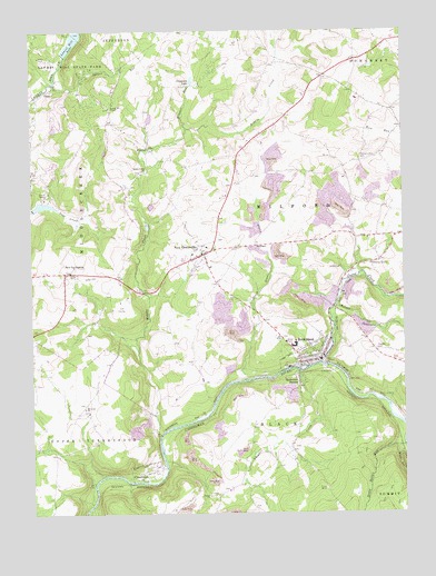 Rockwood, PA USGS Topographic Map