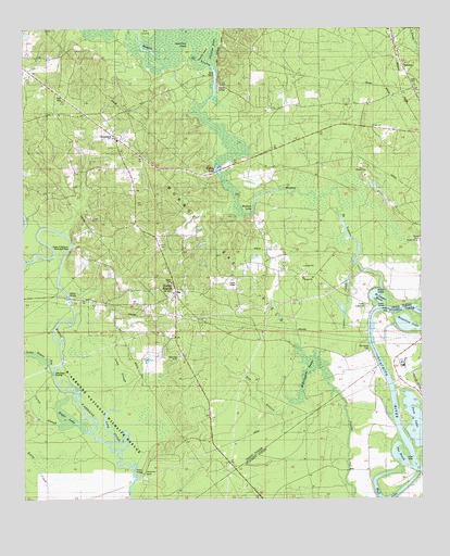 Rocky Branch, LA USGS Topographic Map