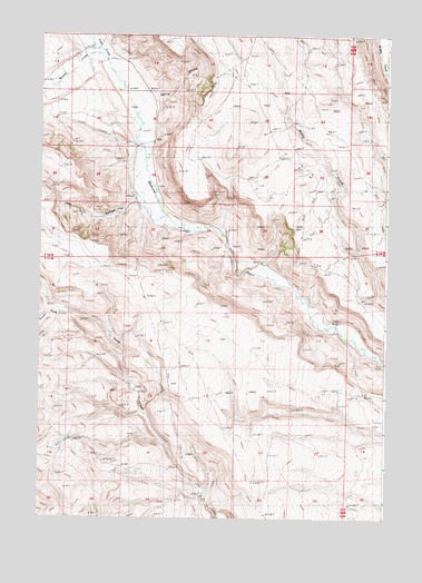 Rocky Creek, ID USGS Topographic Map