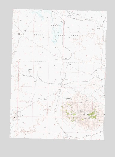 Big Southern Butte, ID USGS Topographic Map