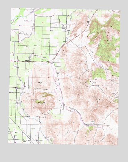 Rocky Hill, CA USGS Topographic Map