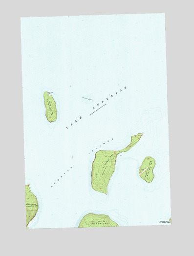 Rocky Island, WI USGS Topographic Map