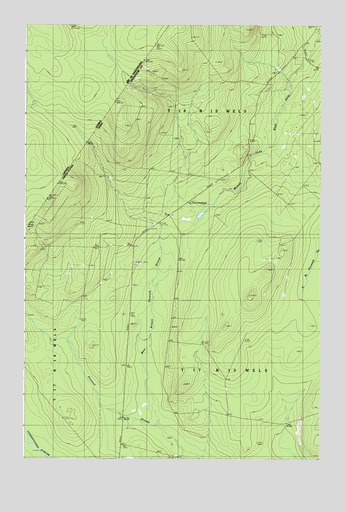 Rocky Mountain NW, ME USGS Topographic Map