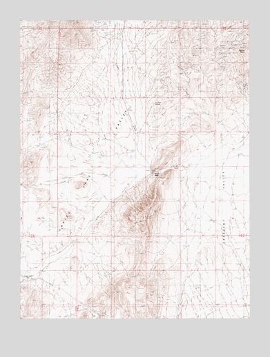 Rocky Pass, NV USGS Topographic Map