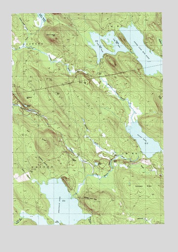 Rocky Pond, ME USGS Topographic Map