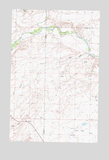 Rocky Ridge, MT USGS Topographic Map
