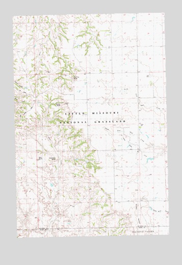 Rocky Ridge North, ND USGS Topographic Map