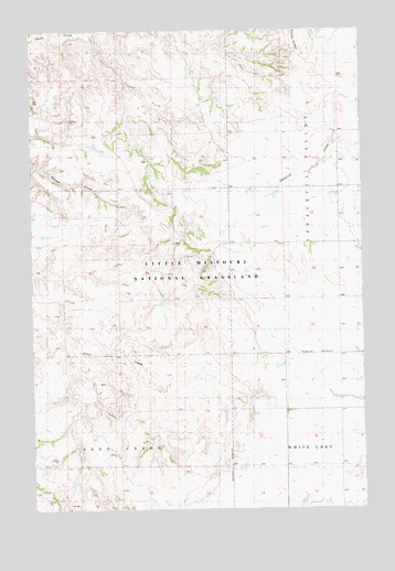 Rocky Ridge South, ND USGS Topographic Map