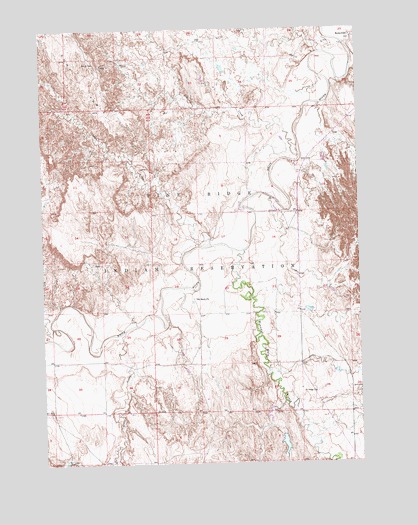 Rockyford, SD USGS Topographic Map