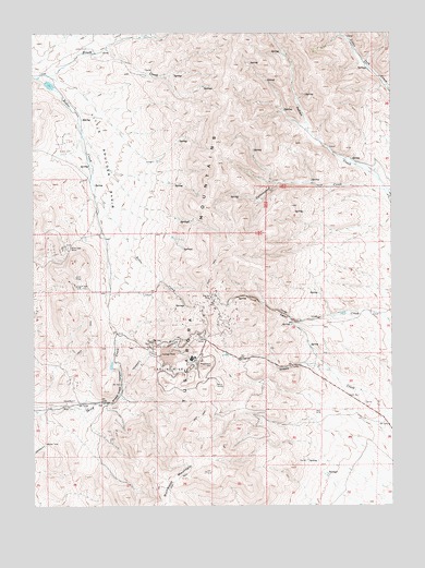 Rodeo Creek NE, NV USGS Topographic Map