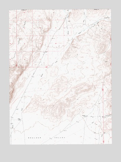 Rodeo Creek NW, NV USGS Topographic Map
