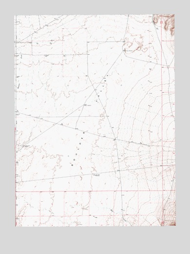 Rodeo Creek SW, NV USGS Topographic Map