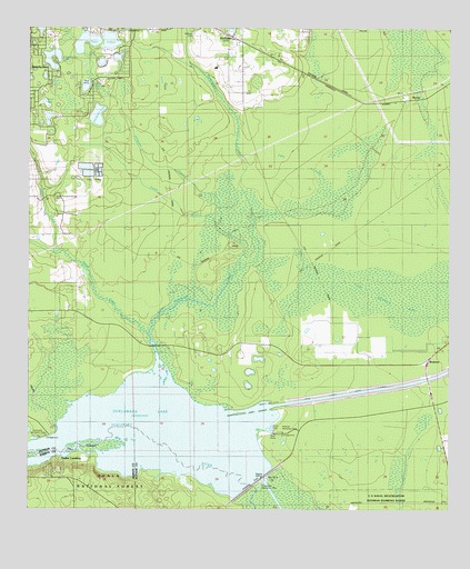Rodman, FL USGS Topographic Map