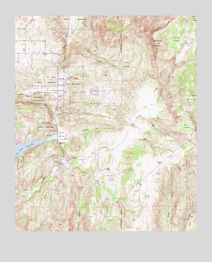 Rodriguez Mountain, CA USGS Topographic Map