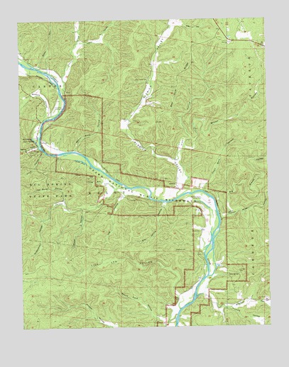 Big Spring, MO USGS Topographic Map