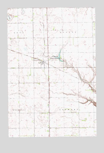 Rogers, ND USGS Topographic Map