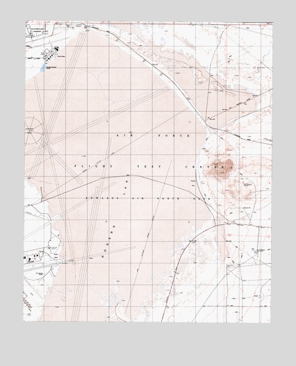 Rogers Lake North, CA USGS Topographic Map