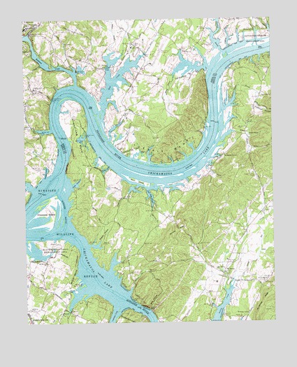 Big Spring, TN USGS Topographic Map