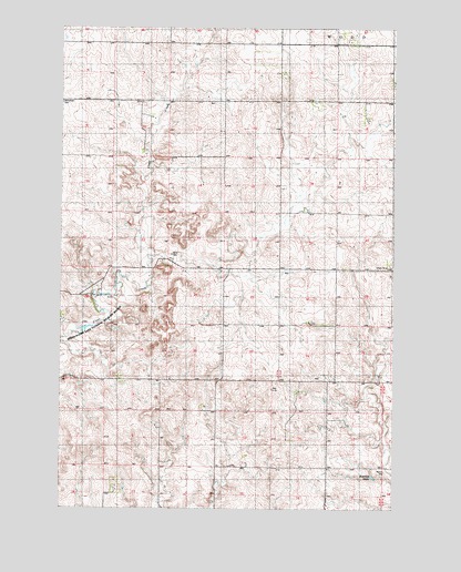 Rohrich Dam, ND USGS Topographic Map