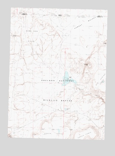 Big Spring Butte, NV USGS Topographic Map