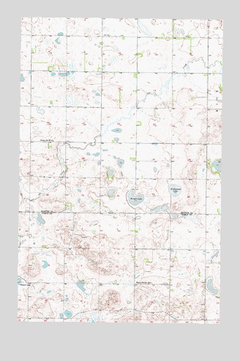 Rolette SW, ND USGS Topographic Map