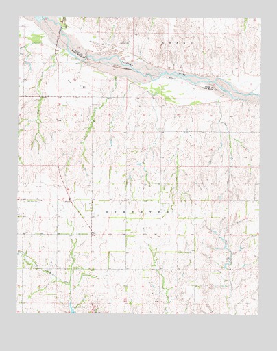 Roll, OK USGS Topographic Map