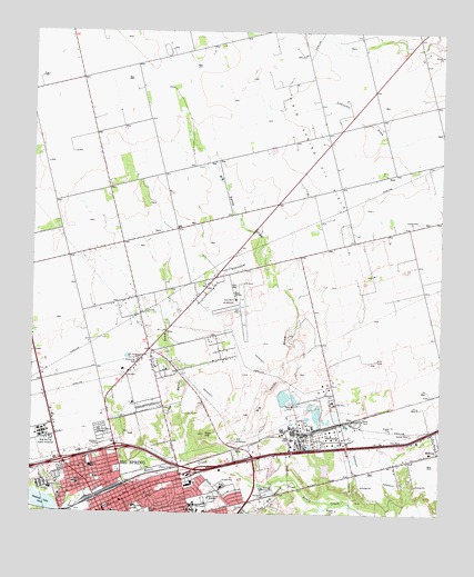 Big Spring North, TX USGS Topographic Map