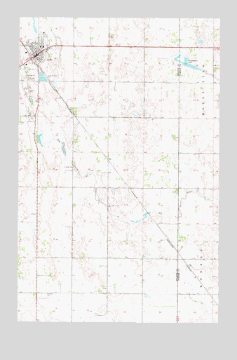 Rolla, ND USGS Topographic Map